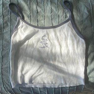 cropped baby tank from brandy
